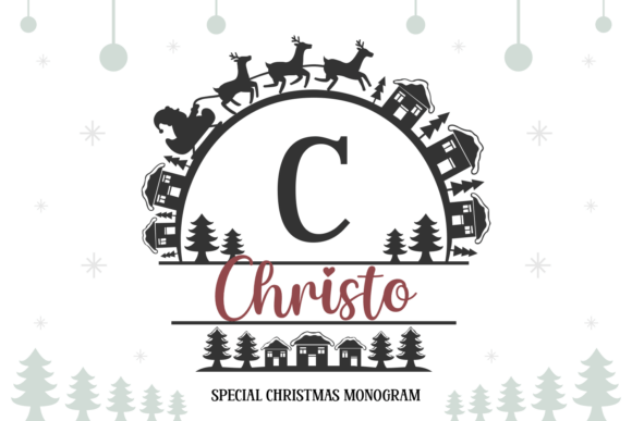 Christo Font: Capturing Christmas in a Single Letter