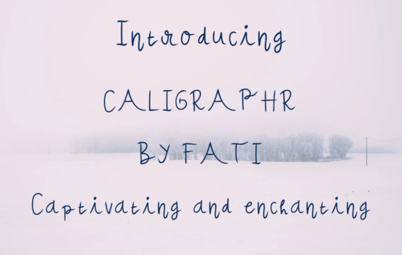 Discover the Caligraphr Font: A Whisper in Your Designs
