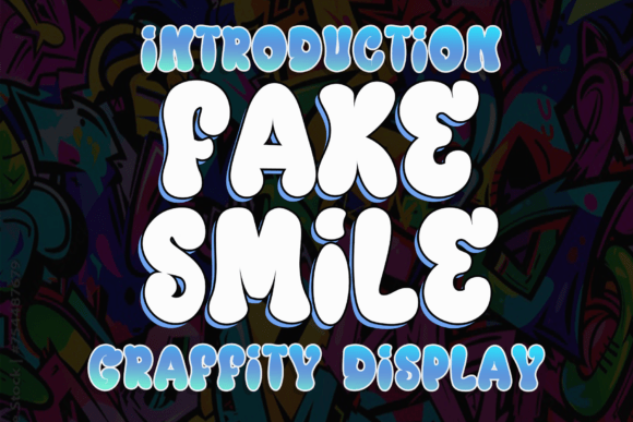 Fake Smile: The Bold Graffiti Font with a Playful Edge