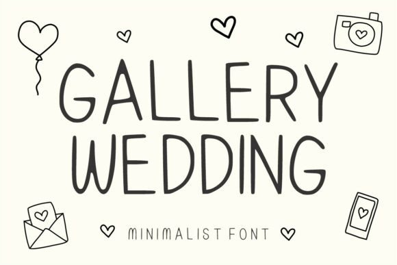 Gallery Wedding: The Handwritten Font for Modern Brands