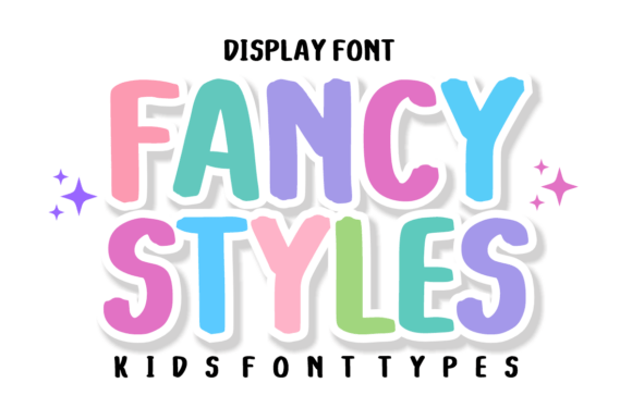 Inject Vibrant Energy with the Fancy Styles Kids Font