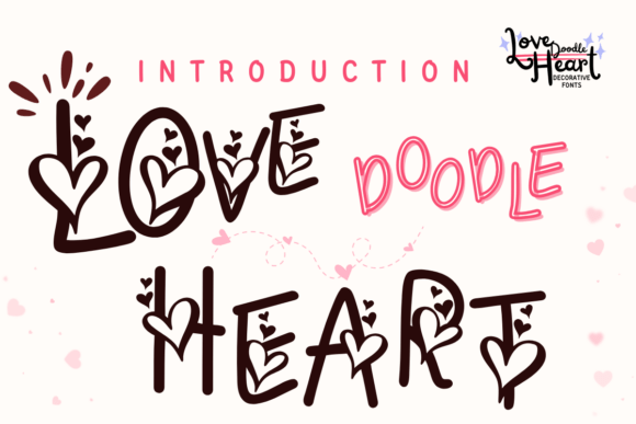 Love Doodle Heart: A Typeface for Handcrafted Romance