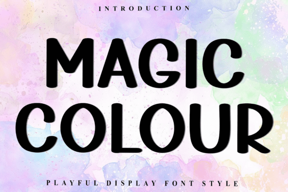 Magic Colour: A Font That Smiles