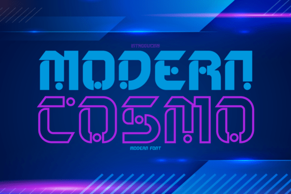 Modern Cosmo: A Typeface for the Digital Frontier