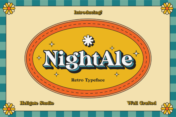 Nightale: The Bold Retro Serif for Modern Creators