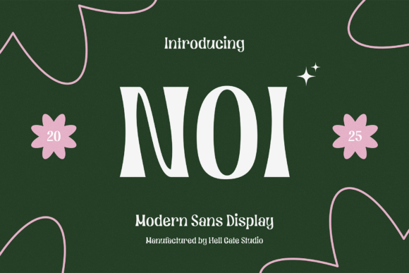 Noi Modern Sans Display: A Typeface for Clean Branding