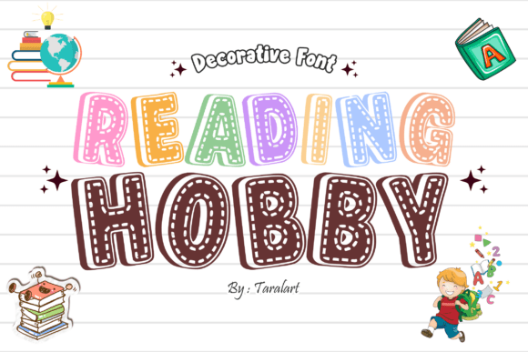 Readinghobby Regular: A Crafty Font with Bold Character