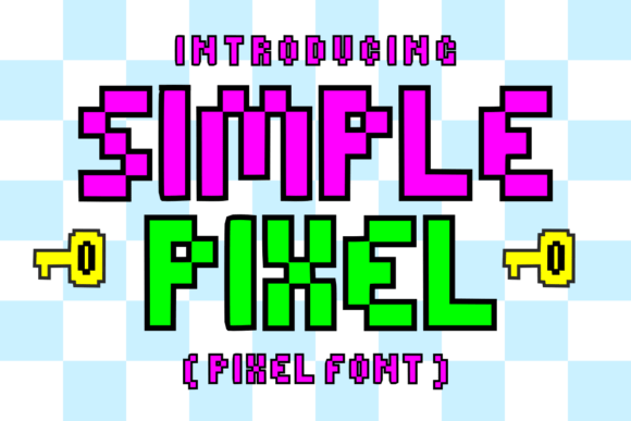 Simple Pixel: The Display Font That Brings Retro Game Energy to Modern Projects