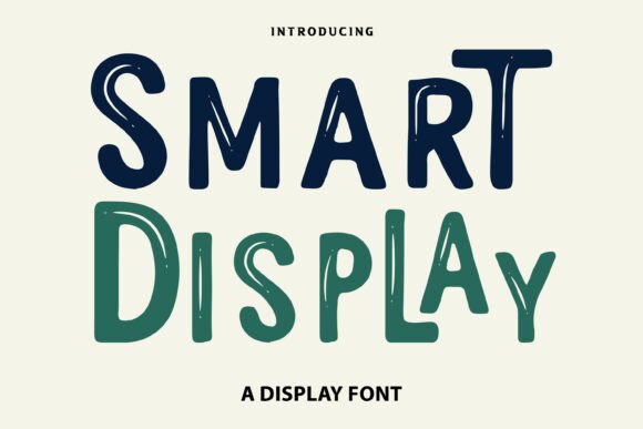 Smart Display: A Color Font for Vibrant Branding
