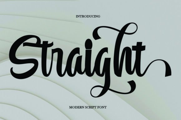 Straight Otf: A Modern Script for Authentic Design