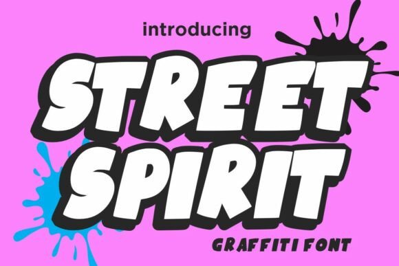 Street Spirit: The Graffiti Cartoon Display Font That Pops